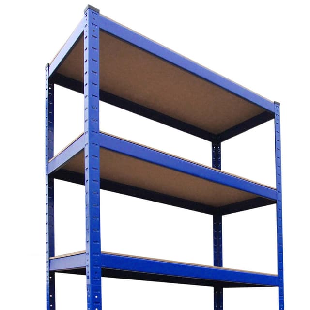 9 x T-Rax Blå Metal Racking Enheder 90cm x 45cm x 180cm