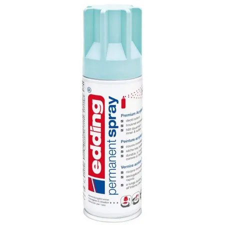 edding 5200 Permanent Spray Premium-Acryllack, seidenmatt, 200ml, pastellblau