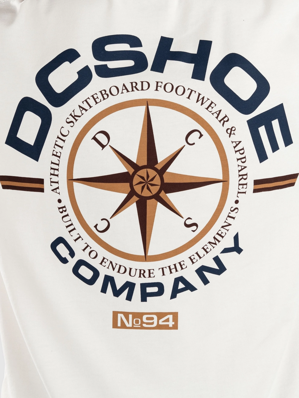 DC No 94 Worker Compass T-Shirt lily white