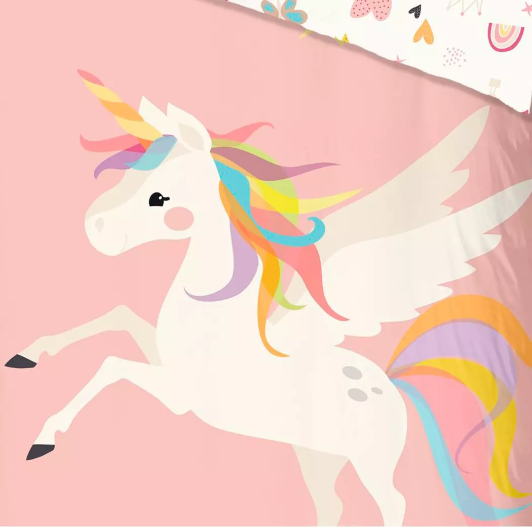 Bettwäsche Unicorn 135 x 200 cm