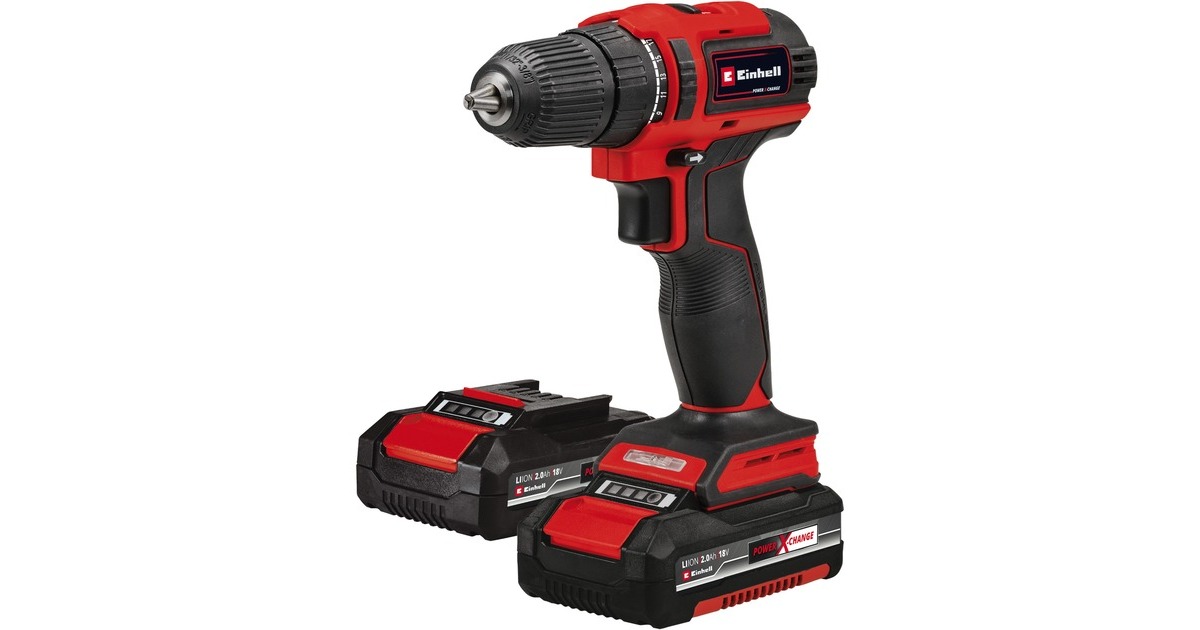 EINHELLEinh Akku-Bohrschrauber TE-CD 18/40 LiBL schroeftol  (Rood/zwart, Accu en oplader inbegrepen)