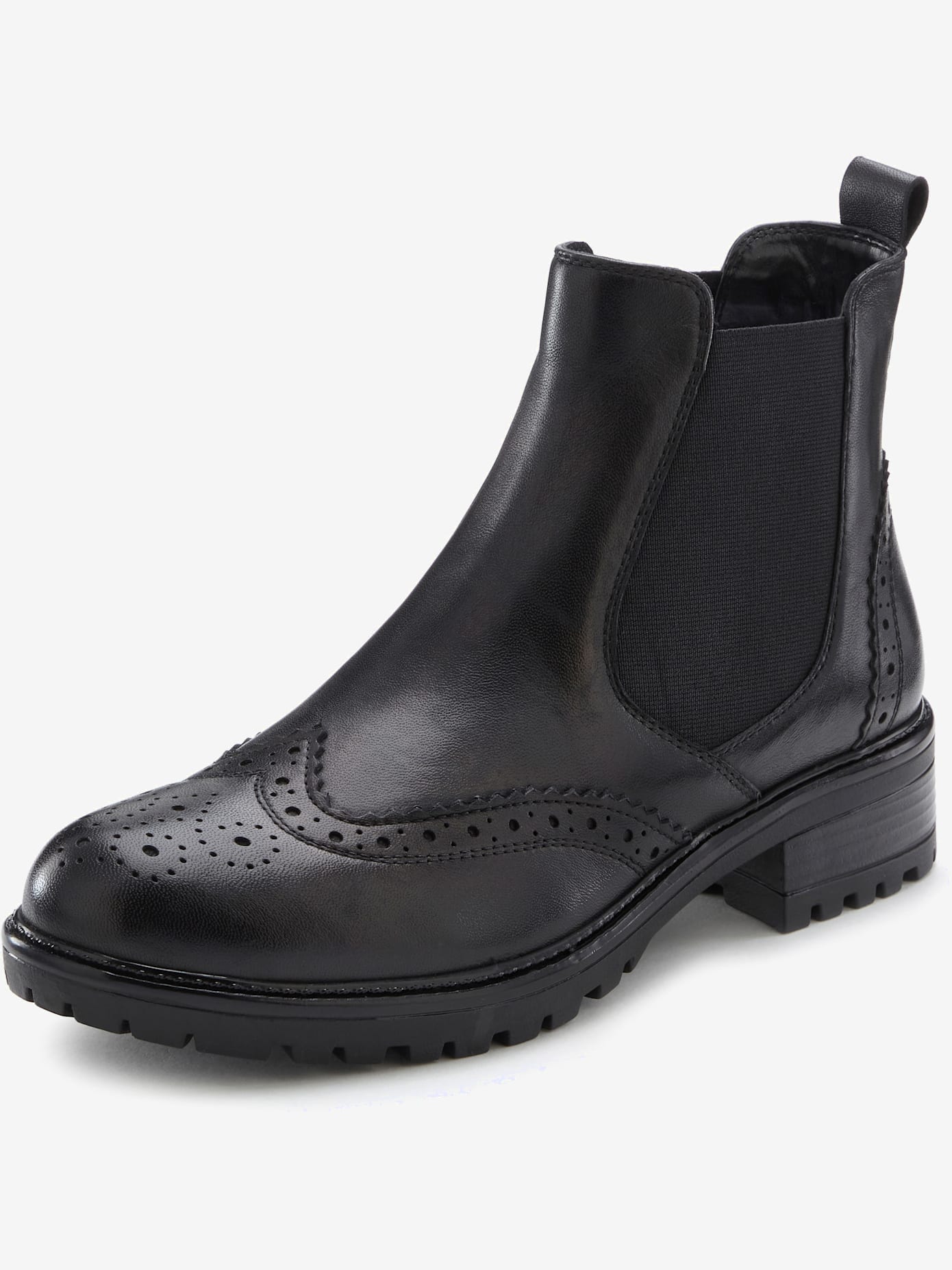 Bottines chelsea en cuir de qualité