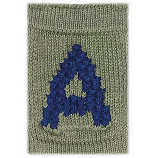Strikket Bogstav Blue - Smallstuff → Luksusbaby.dk