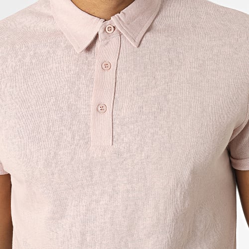 Polo Manches Courtes Rose Clair
