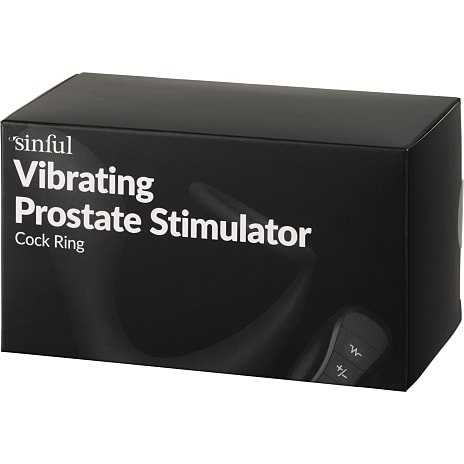 Sinful prostata stimulator med penisring
