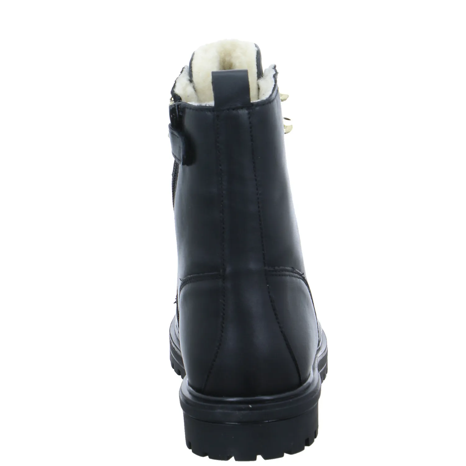 GATTINO Mädchen-Winter-Bottine Schwarz Leder  Boot