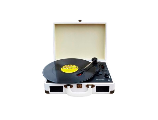 PRIXTON - Platine tourne disque Tourne-disque vinyle vc400 - bluetooth - blanc