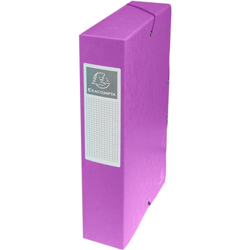 Boite de classement Exabox Dos 60mm Carte lustrée - A4
