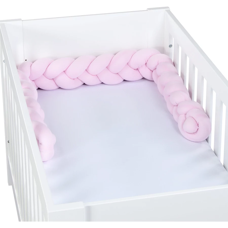 babybay® Nestchenschlange geflochten rosé