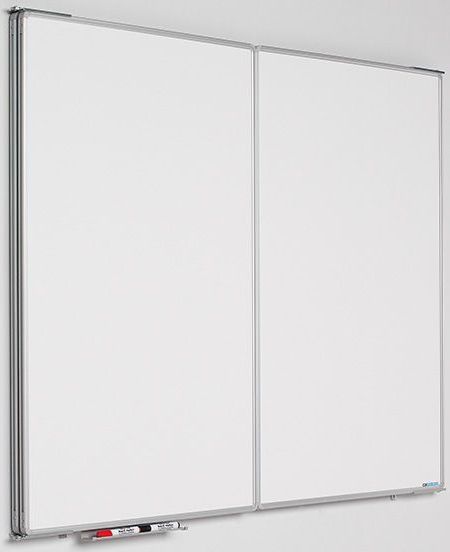 Smit Visual - Meervlaksbord - Inklapbaar - Whiteboard - Emaille - 60x90 cm