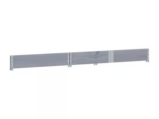 Jardinière bac lit surélevé bois marron 150 x 50 x 45433 cm 02_0037433