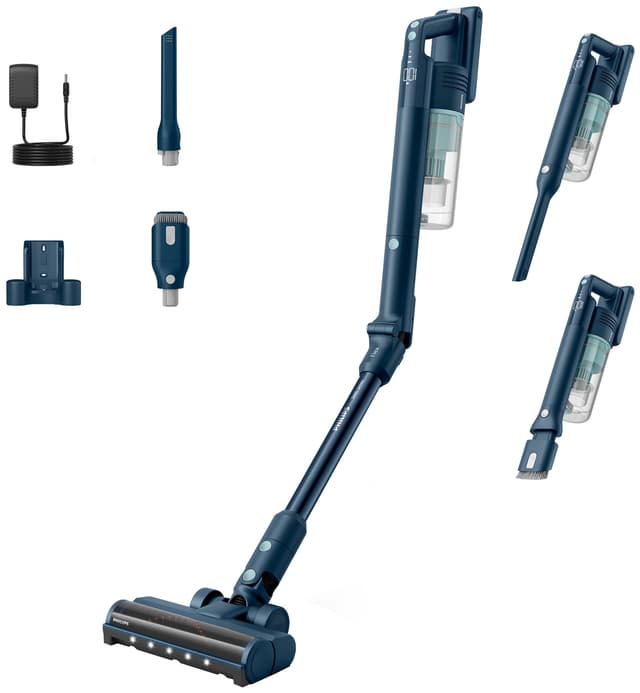 Philips 5000 Series ledningsfri skaftstøvsuger XC5242/10 (blå)