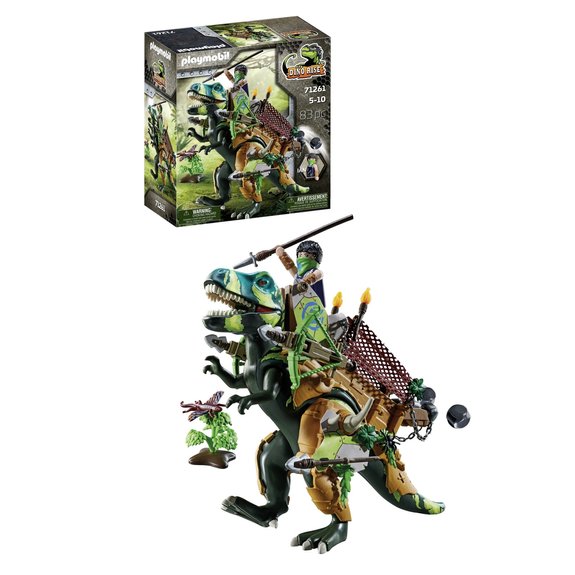 Tyrannosaure et soldat Playmobil Dino Rise 71261
