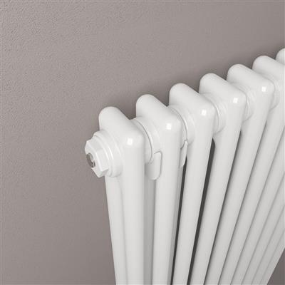 Eastbrook Rivassa 2 koloms radiator 40x60cm staal 567W wit glans