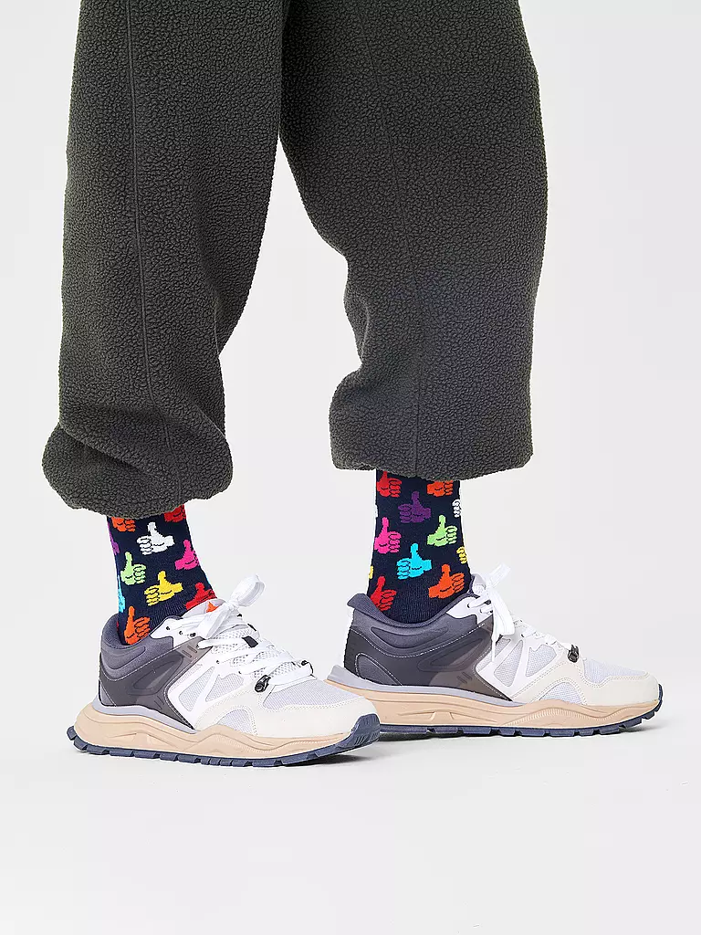 HAPPY SOCKS Herren Socken THUMBS UP navy blau