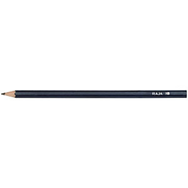 RAJA Crayon papier graphite mine HB corps hexagonal noir - la boîte de 12