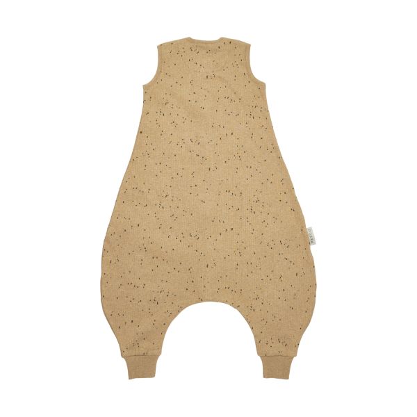 Meyco Rib Mini Spot Jumper Slaapzak - Zomer - 80 cm - Toffee Melange