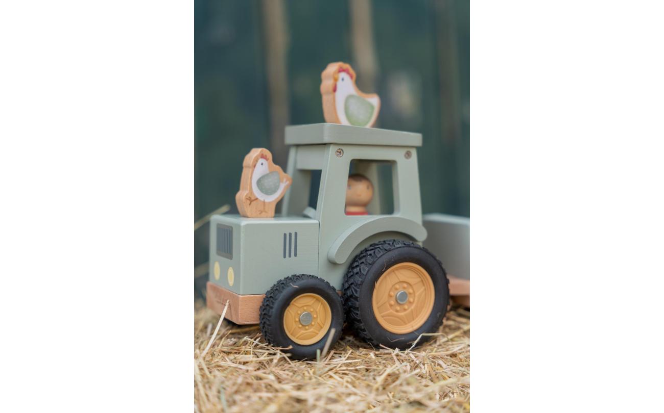 Little Dutch - Little Farm Tractor met trailer