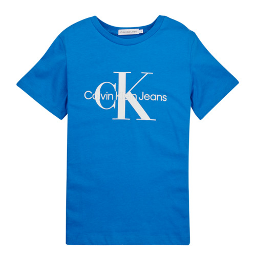 Calvin Klein Jeans - MONOGRAM LOGO T-SHIRT - Bleu