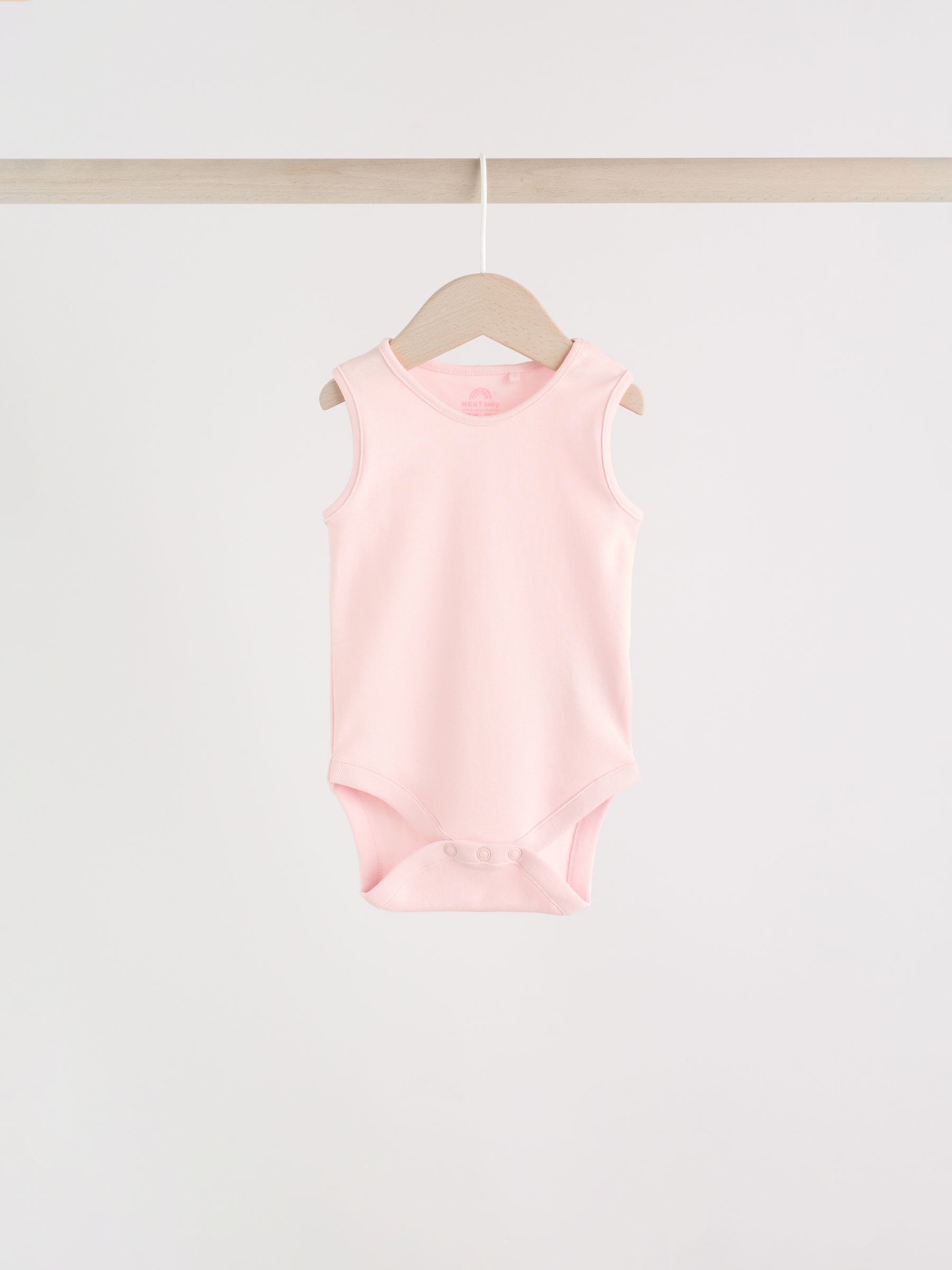 Roze/wit - Essentieel Vest Baby Bodysuits