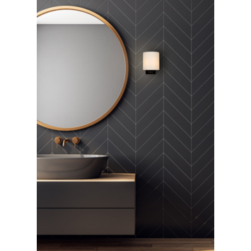 Lucide badkamer wandlamp Jelte IP44 zwart