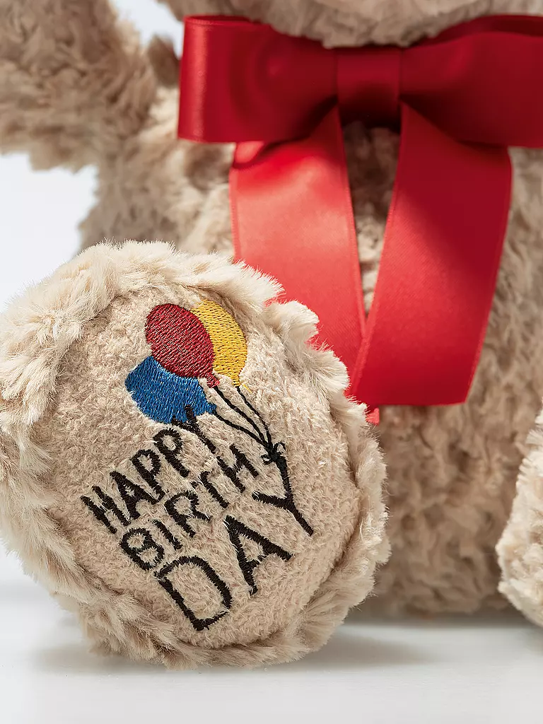 STEIFF Jimmy Teddybär – Happy Birthday 35cm beige