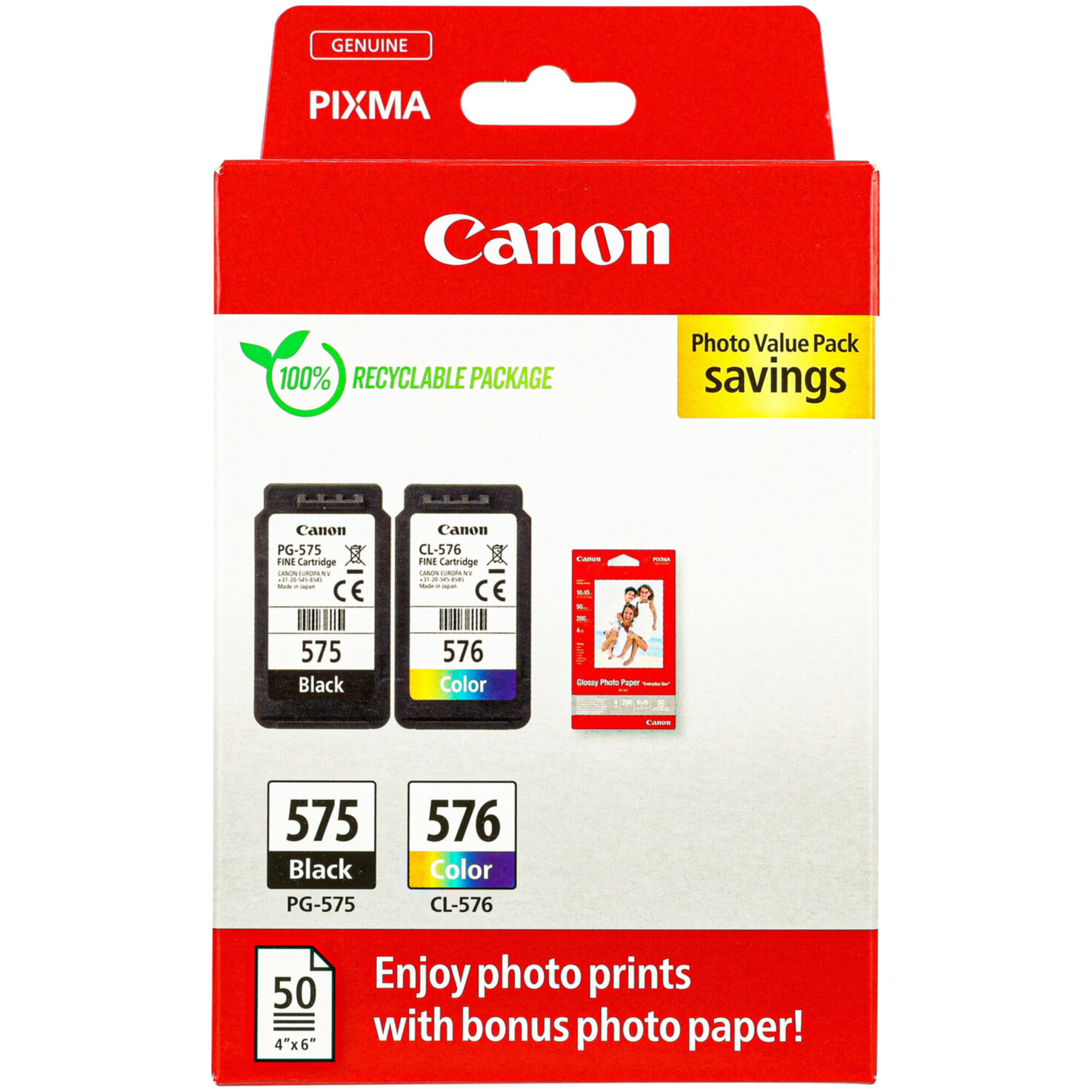 Canon Photo Value Pack PGCL575/6 BKCMY
