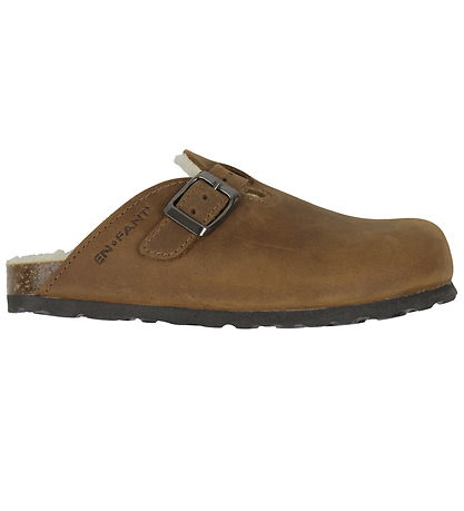 En Fant Sandalen Mit Futter - Nubuk - Eichel