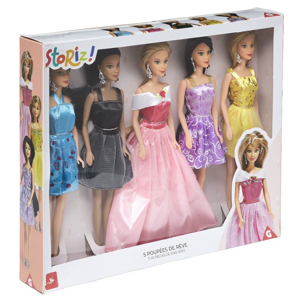 Poupées x 5