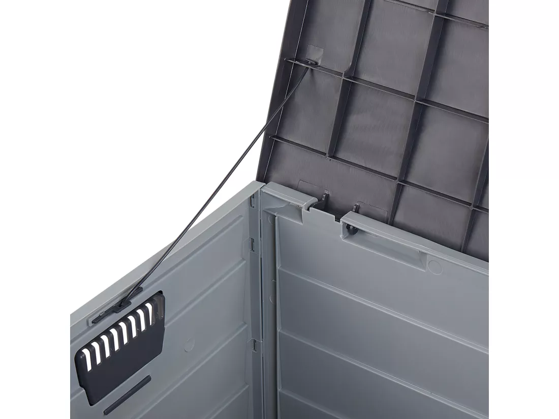 Coffre de rangement LOCARNO 112 cm 50 cm Gris