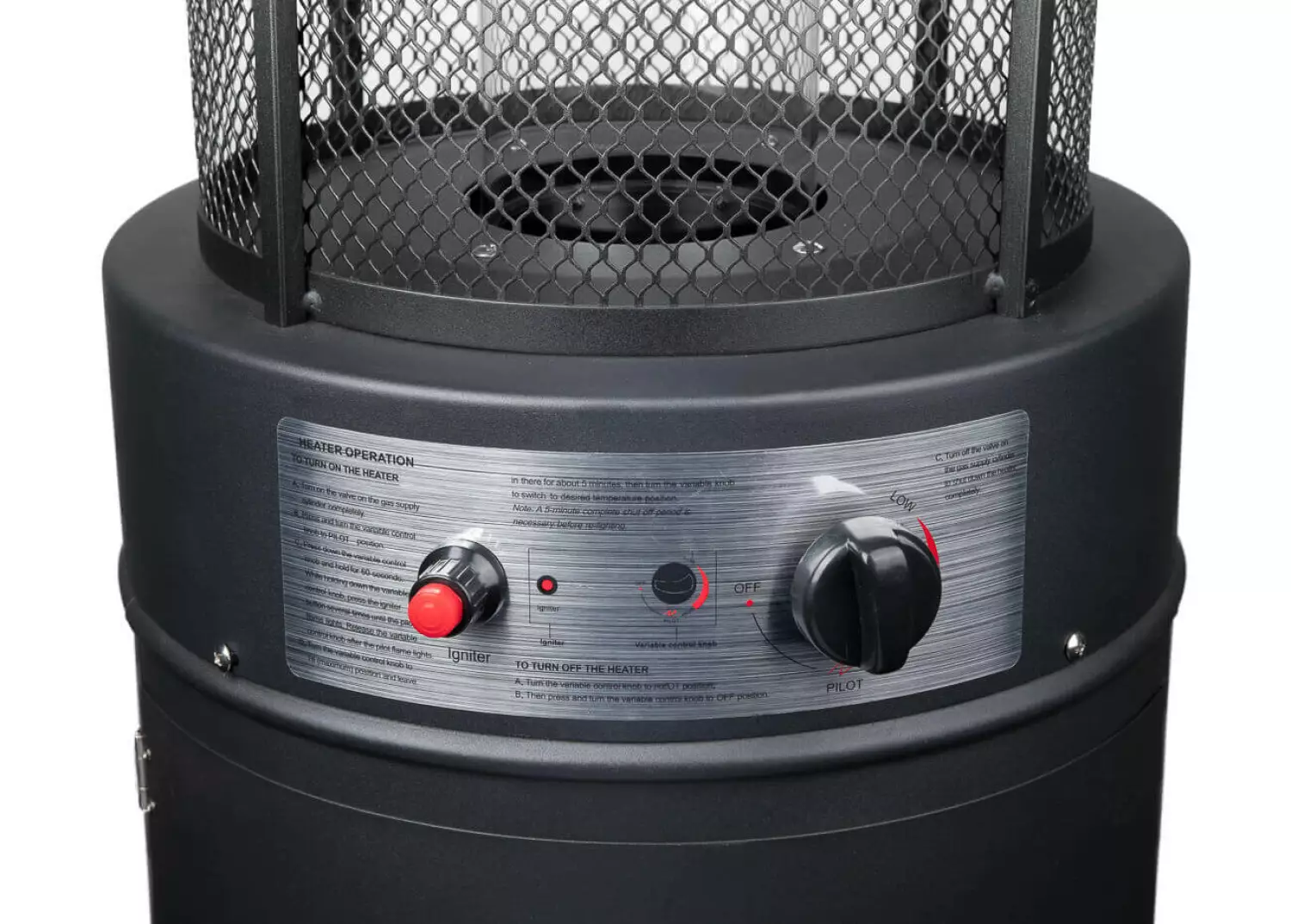 EUROM Flameheater Round 11000 Gas Terrasverwarmer - 11000W