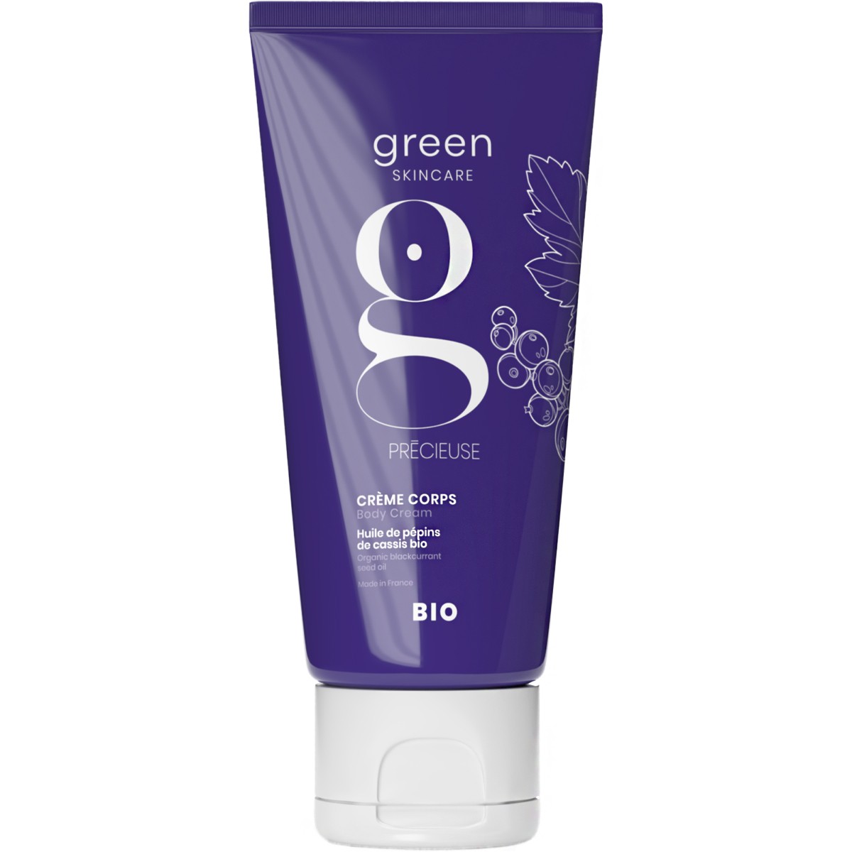 Crème bio - Huile de pépins de cassis - Corps - 125 ml