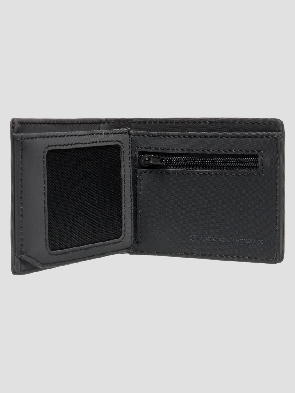 Element Icon Mini Trifold Wallet flint black