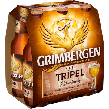 Grimbergen - Tripel - Fles - 6 x 300ML