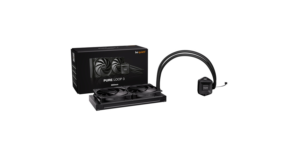 be quiet!Pure Loop 3 280mm waterkoeling  (Zwart, PWM)