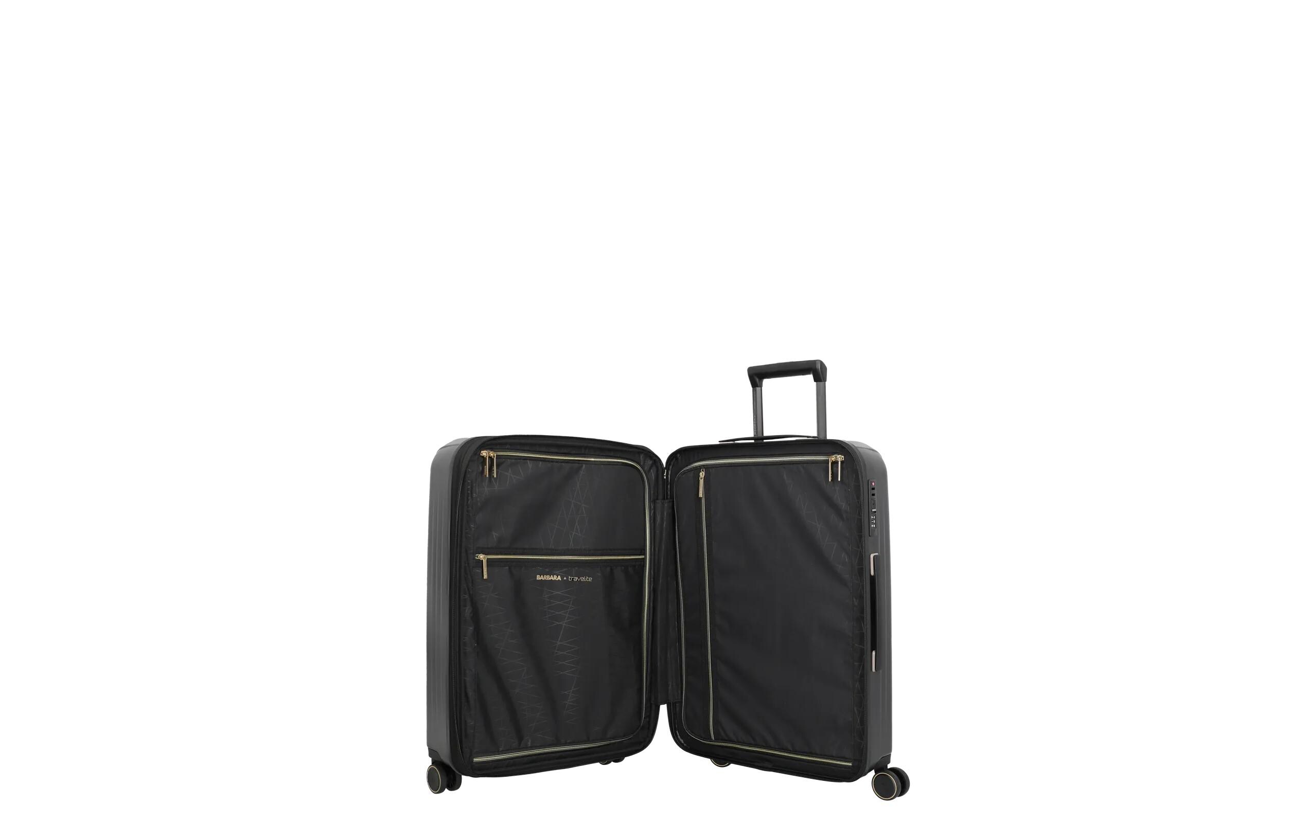 Barbara Novelty Trolley M erweiterbar, Schwarz<br>Reisekoffer