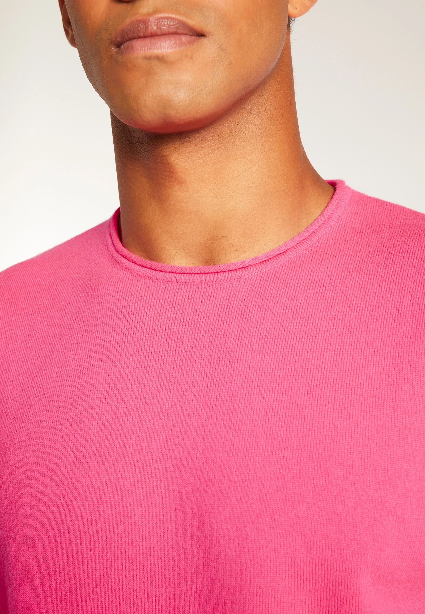 ERNESTOAH24 - Pull cachemire col rond | Rose