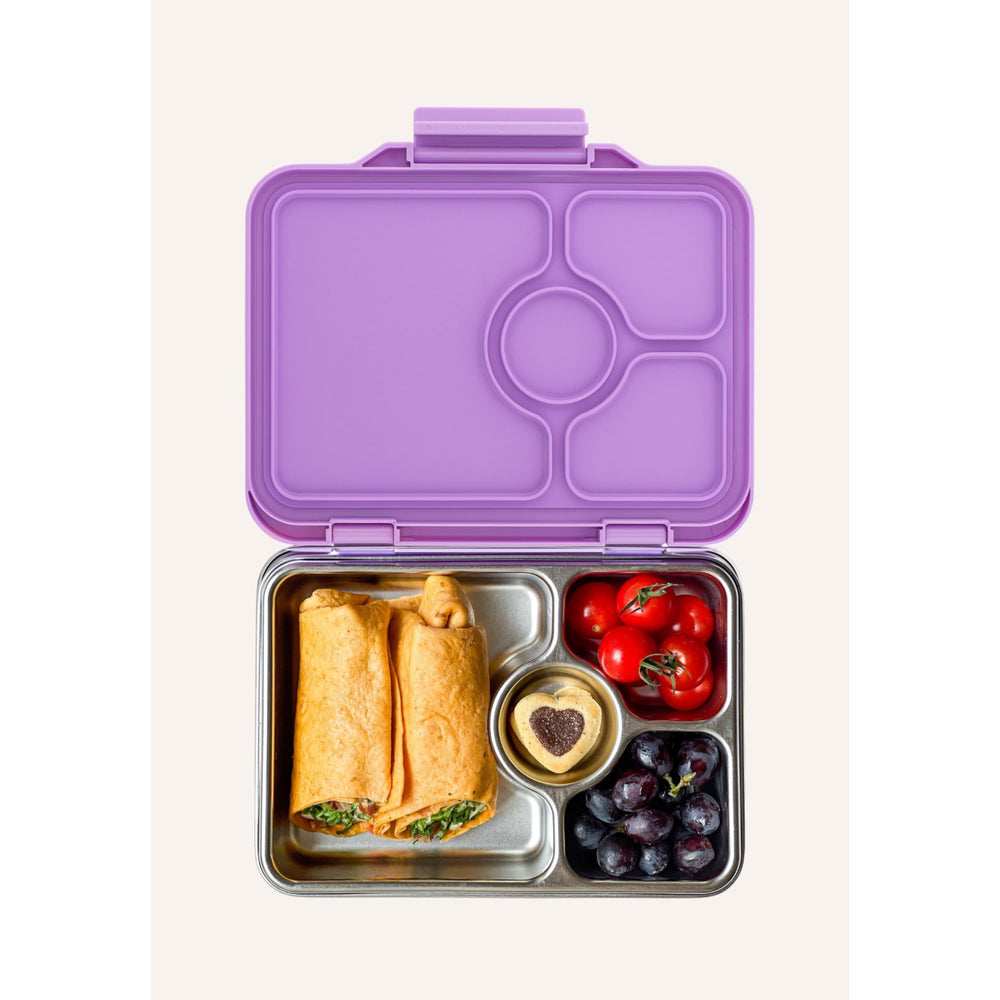 Køb Yumbox Lavande Purple Prêt Stainless Steel 4-Sections
