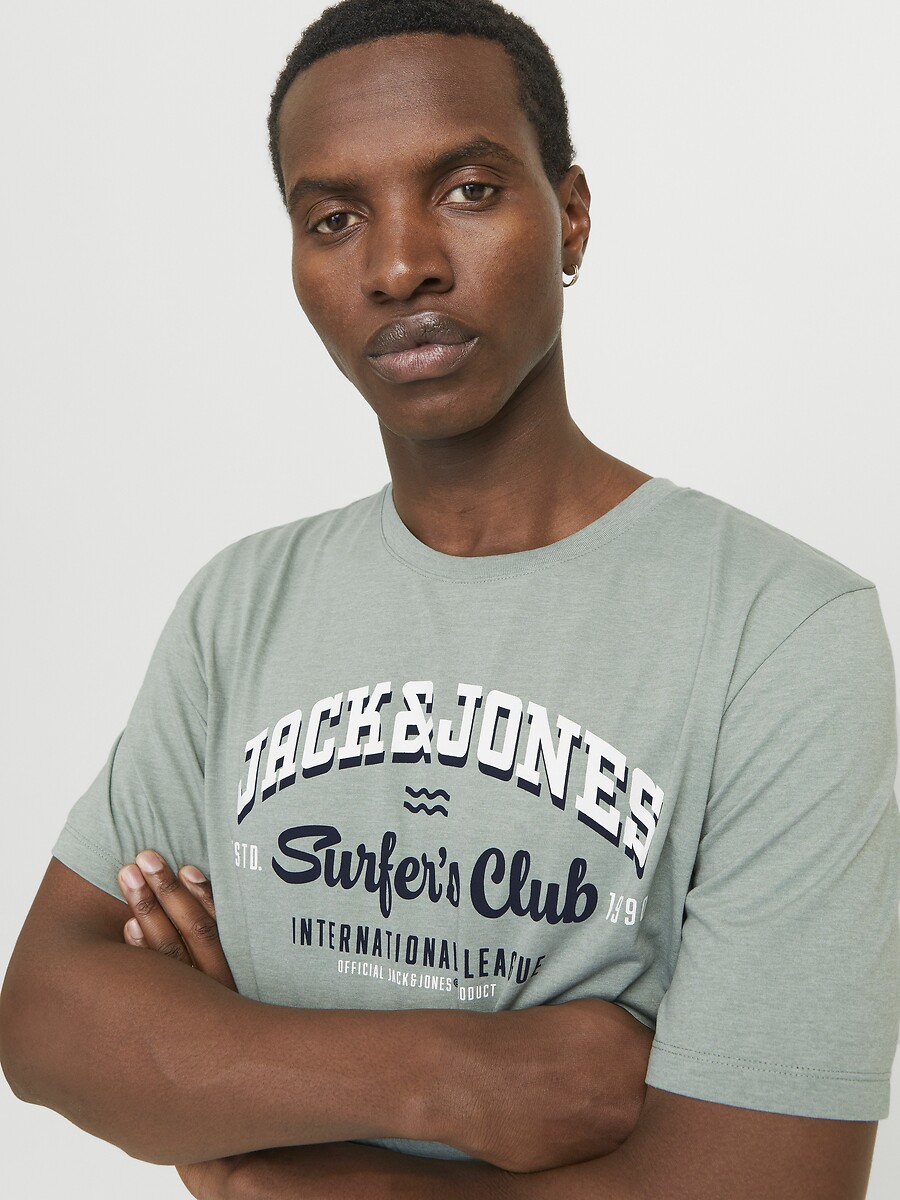 JACK & JONES<br>Camiseta reta com logotipo