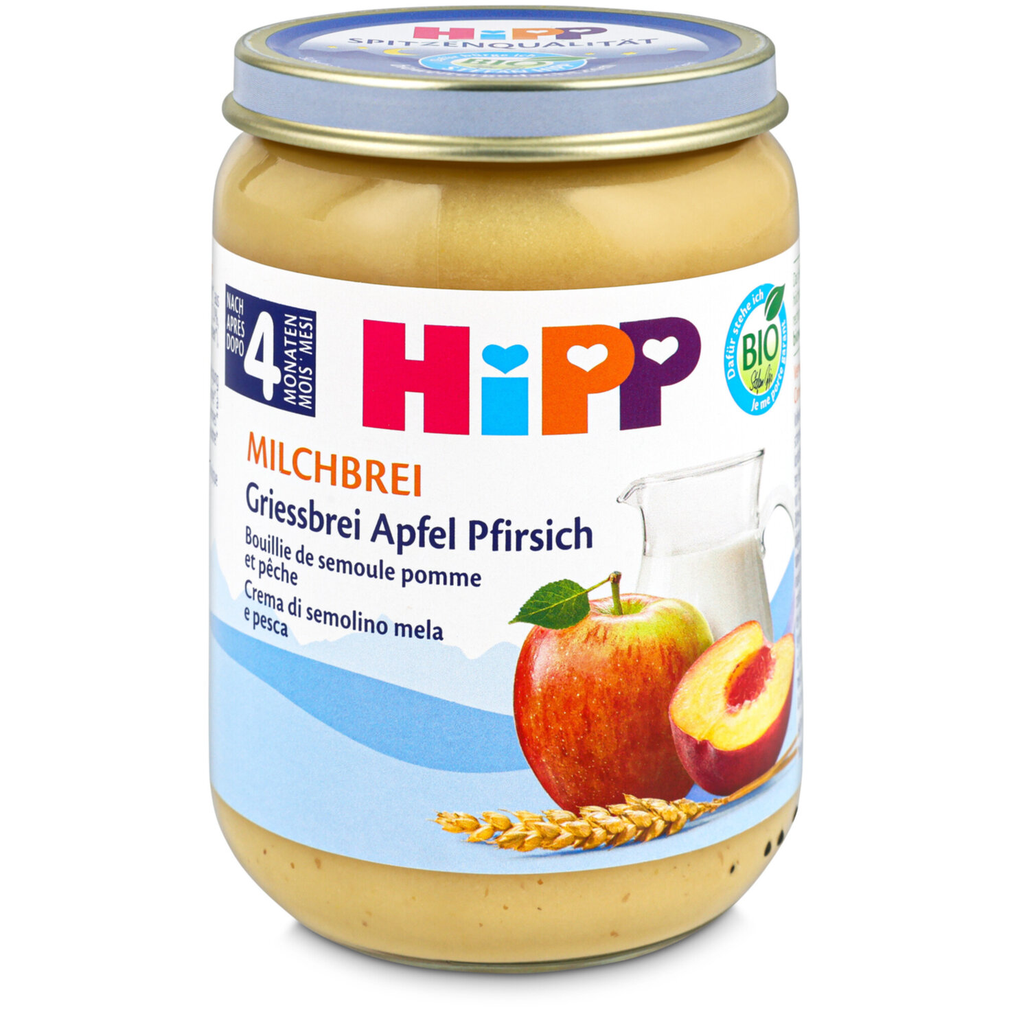 Hipp Griessbrei Apfel Pfirsch 4+ Monate