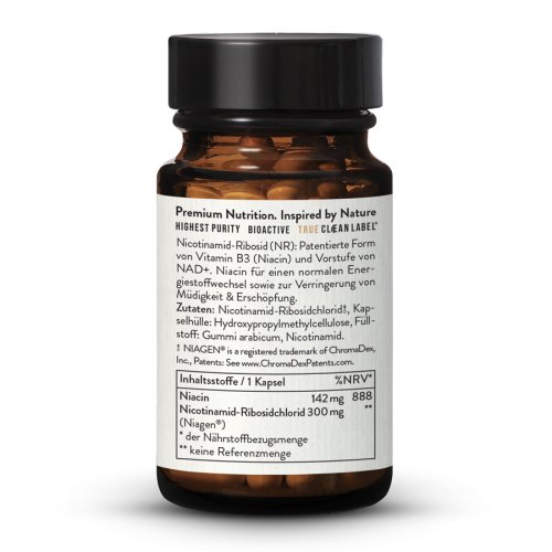 Sunday Natural Products  Original Niagen ®300Nicotinamid-Ribosid