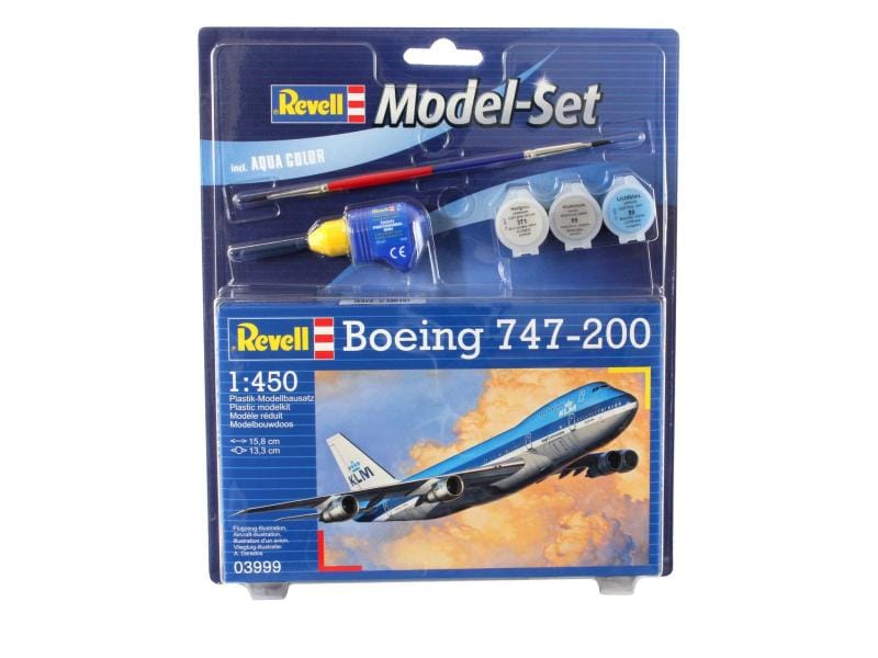 Revell Bausatz Model-Set Boeing 747-200 1:450 Kunststoff Modellbausatz