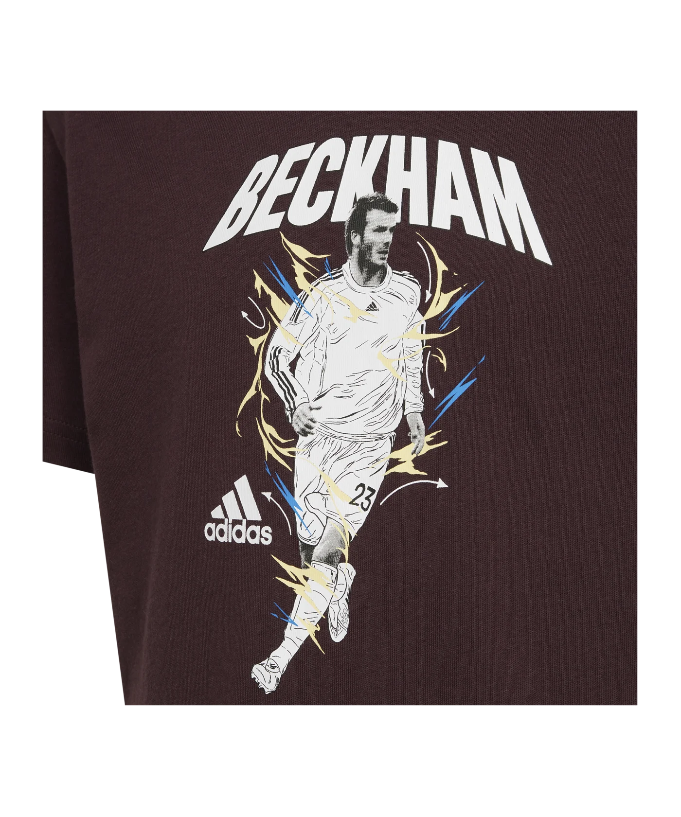 adidas Graphic Beckham T-Shirt Kids Rot