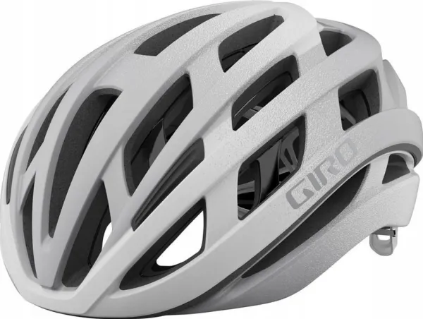 Giro landevejshjelm GIRO HELIOS SPHERICAL MIPS mat hvid sølv fade størrelse L (59-63 cm) (NY)