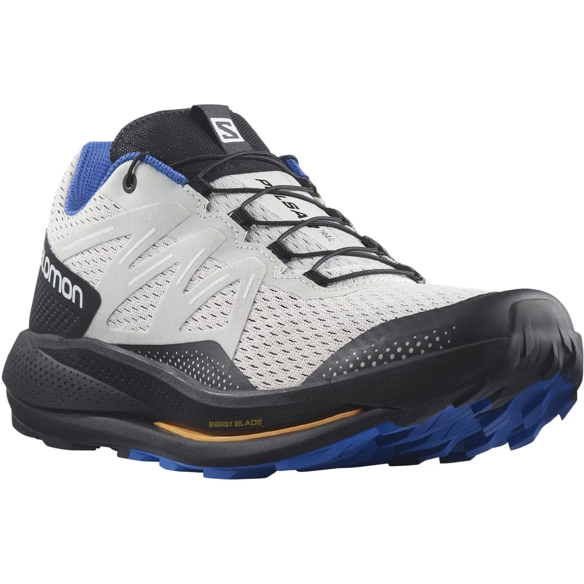 Salomon Men's Pulsar Trail Lunar Rock/Black/Dazzling Blue