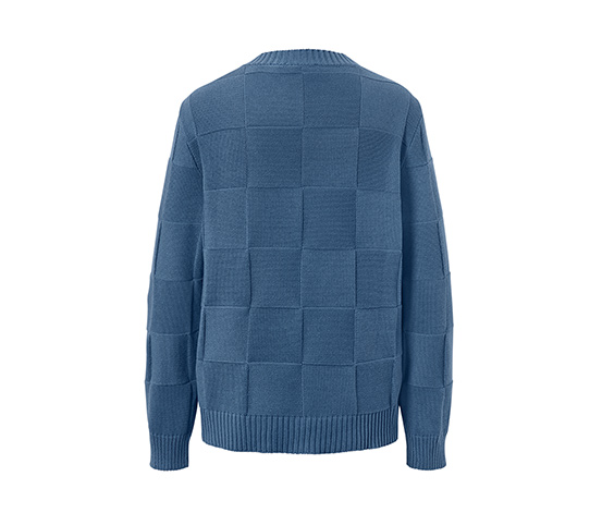 Pullover mit Karostruktur
