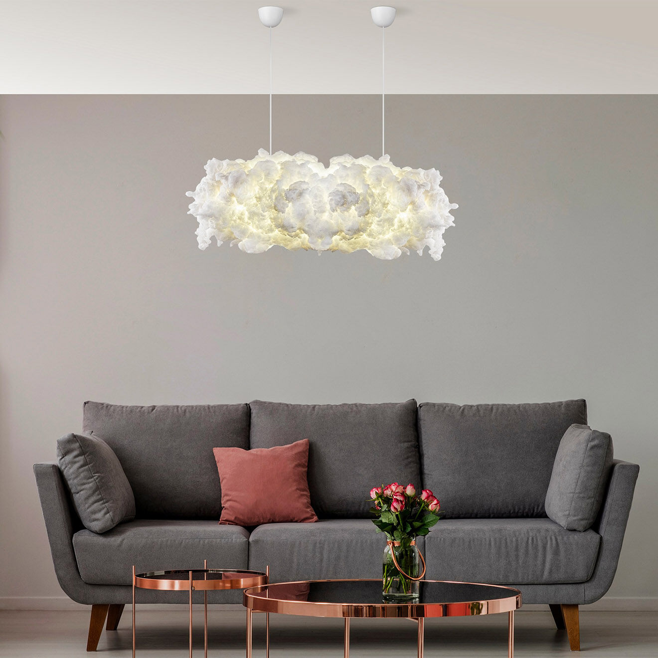 Opviq Suspension Serene blanche - 90x80 cm