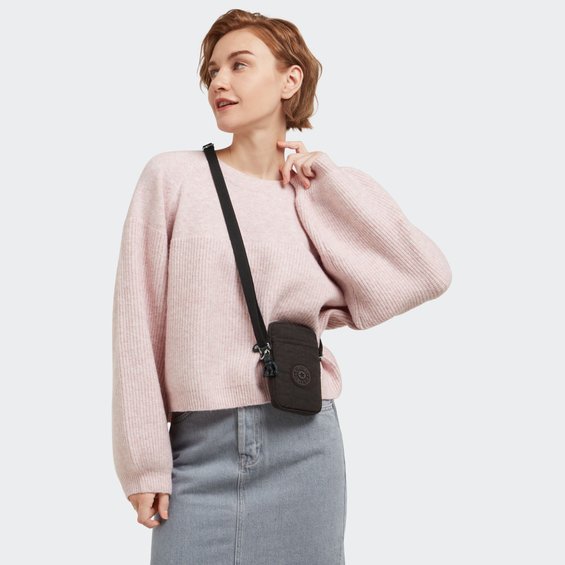 TALLY Sac pour Téléphone avec Bandoulière Ajustable - Nostalgic Brown