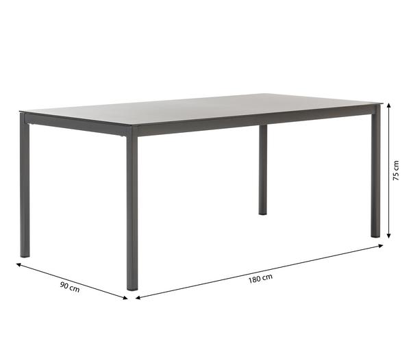 Dehner Diningtisch Lille, ca. B180/H75/T90 cm