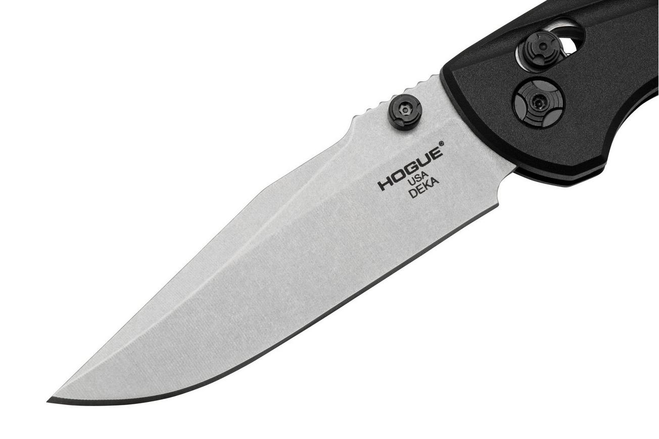 Hogue Deka 24379 Tumble Magnacut, Black Polymer, Clippoint, zakmes